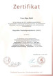 Zertifikat Verband Deutscher Tierheilpraktiker